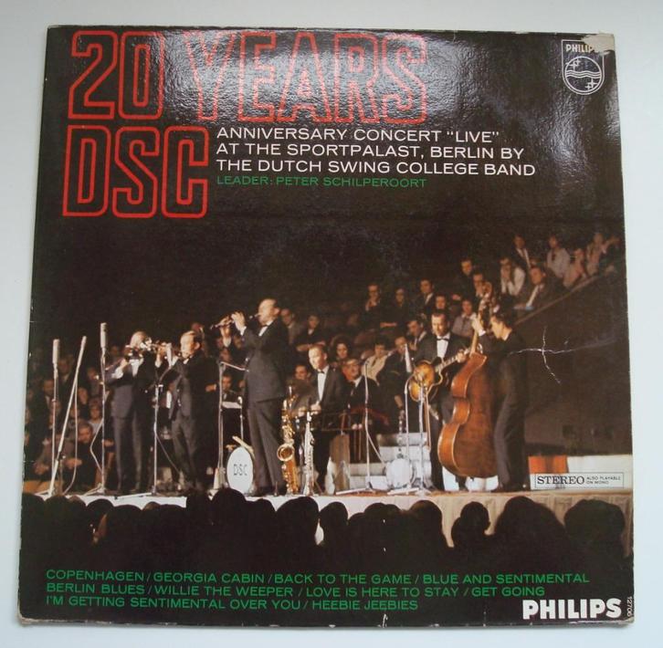 Dutch Swing College Band - 20 Years DSC, originele lp 1965, Cd's en Dvd's, Vinyl | Jazz en Blues, Jazz, 1960 tot 1980, 12 inch