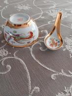 Vintage chinese soepkom met bijpassende lepel, Antiek en Kunst, Antiek | Porselein, Ophalen of Verzenden
