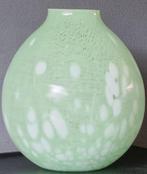 Nieuw, COLMORE, glazen vaas, lime-green/white dots, Colmore, Ophalen of Verzenden, Glas, Info@colmore.nl