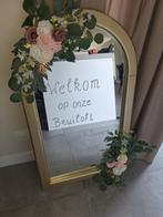 Welkomsbord bruiloft, Ophalen, Minder dan 50 cm, Rond, Zo goed als nieuw