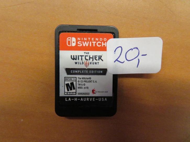 Nintendo Switch The Witcher 3: Wild Hunt | Pawn Eindhoven, Spelcomputers en Games, Games | Nintendo Switch, Gebruikt, Avontuur en Actie