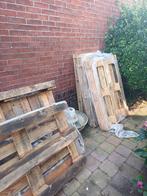 Pallets, Doe-het-zelf en Verbouw, Ophalen, Gebruikt, Pallet, Minder dan 200 cm