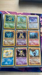 Map met oude pokemon kaarten, Hobby en Vrije tijd, Ophalen of Verzenden, Gebruikt