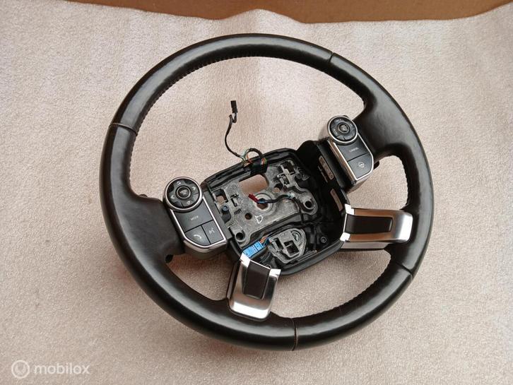 Stuurwiel Range Rover L405 Stuur Donker Bruin uit beige set, Auto-onderdelen, Besturing, Land Rover, Gebruikt, Ophalen of Verzenden