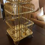 NIEUWE Tafellamp Eichholtz La Cage messing schemer lamp, 50 tot 75 cm, Eichholtz, Zo goed als nieuw, Metaal