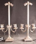 Paar lampen met kandelaars, Verzenden
