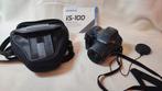 Olympus IS-100 Analoge Camera met Tas, Audio, Tv en Foto, Fotocamera's Analoog, Ophalen of Verzenden, Gebruikt, Compact, Olympus