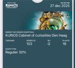 KURIOS cirqus, Tickets en Kaartjes, Eén persoon