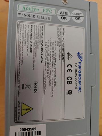 FSP 350W Voeding - FSP350-60EMDN beschikbaar voor biedingen