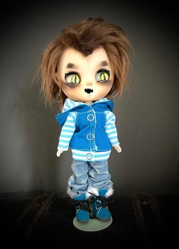 Weerwolf Bjd Pop doll customised Full set wolf Middie Blyth beschikbaar voor biedingen