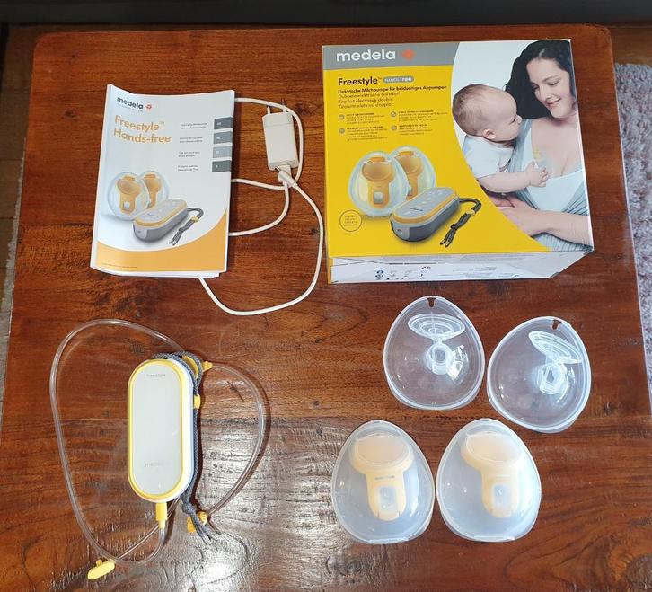Medela freestyle handsfree borstkolf zgan, Kinderen en Baby's, Babyvoeding en Toebehoren, Zo goed als nieuw, Borstkolf, Ophalen