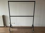 Industrieel dubbel kledingrek metaal zwart verrijdbaar, Kleding | Dames, Kledingrekken, Ophalen, Met wielen, Zo goed als nieuw