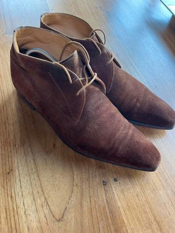 Bruine Lederen Veterschoenen - Maat 43 beschikbaar voor biedingen