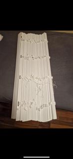 Witte houten jaloezieën, Nieuw, 100 tot 150 cm, 150 tot 200 cm, Ophalen of Verzenden