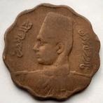 10 Milliemes 1938 Egypte Oude Munt Schelp Koning Faroek, Postzegels en Munten, Munten | Afrika, Egypte, Ophalen of Verzenden