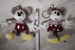 mickey en minnie mousse knuffeltjes/sleutelhangers, Verzamelen, Mickey Mouse, Knuffel, Zo goed als nieuw, Ophalen