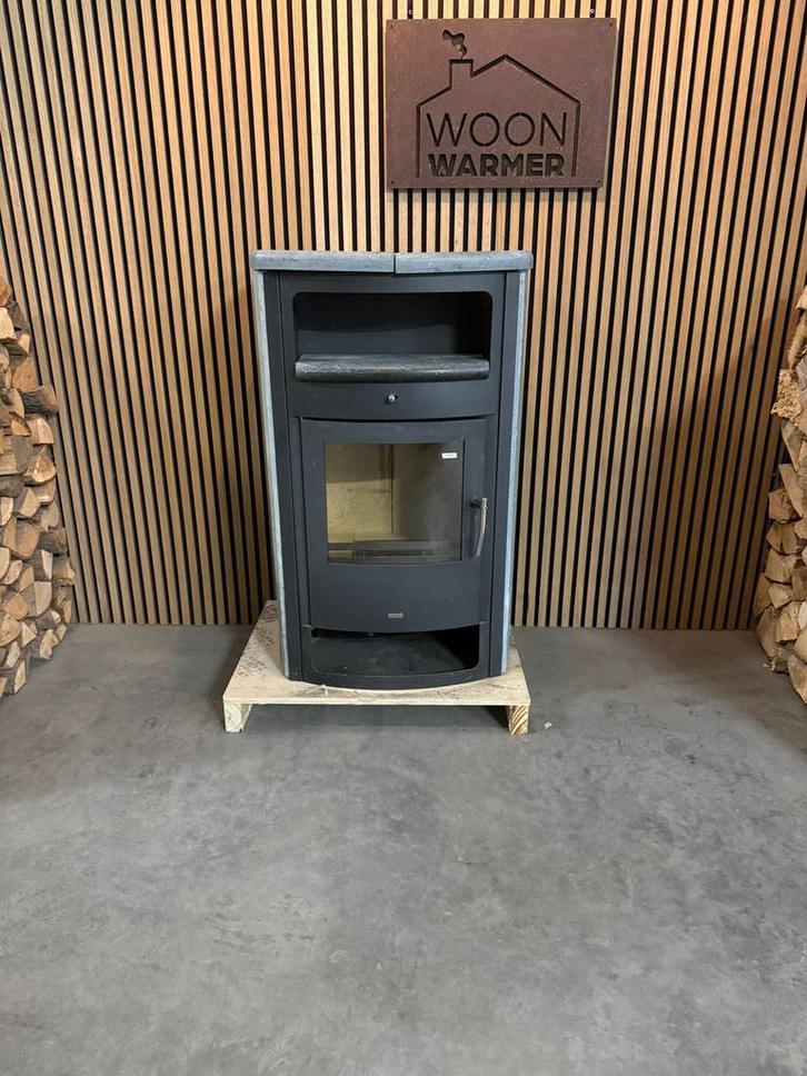 25194 Zware Speksteenkachel Hark 22 8kw, Huis en Inrichting, Kachels, Gebruikt, Vrijstaand, Houtkachel, Hout, Ophalen