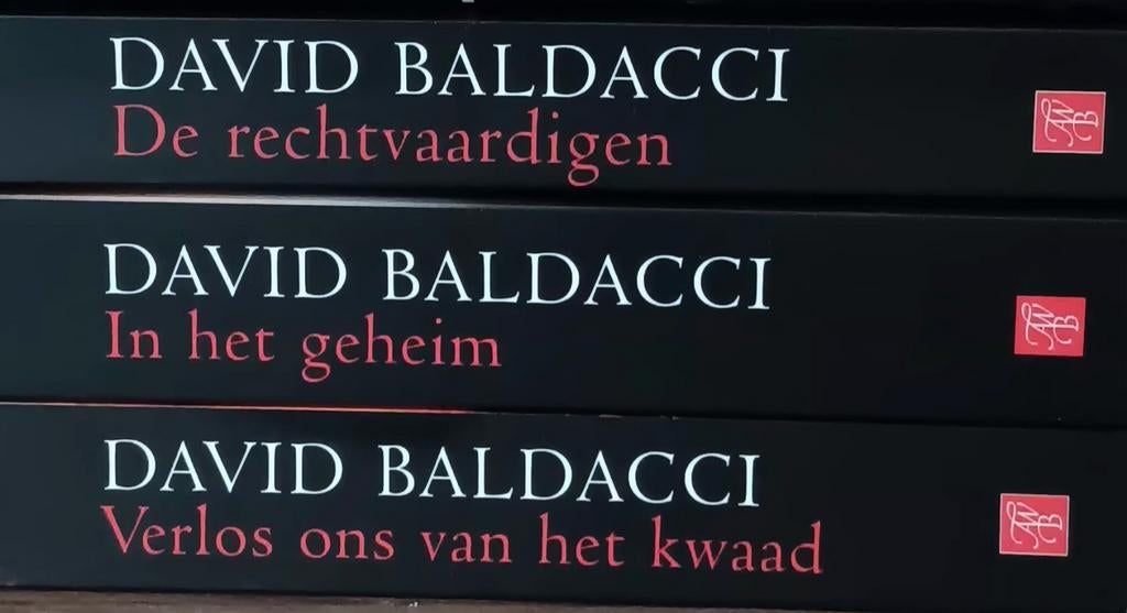 3x David Baldacci, Boeken, Detectives, Ophalen of Verzenden, Zo goed als nieuw