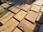 Flagstones stapstenen zelf in gewenste vorm uithakken., Tuin en Terras, Tegels en Klinkers, Ophalen, Gebruikt, Overige typen, Natuursteen