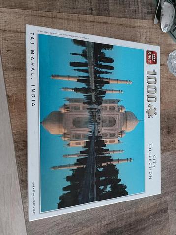 Puzzel 1000 stukjes. Taj Mahal, India beschikbaar voor biedingen