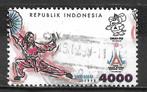 Indonesie 1998 13e Aziatische Spelen Wushu gevechtssport, Zuidoost-Azië, Verzenden, Gestempeld