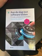 Aan de slag met software testen - HBO ICT, Boeken, Informatica en Computer, Ophalen of Verzenden, Zo goed als nieuw, Software