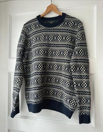 Vintage amswollen noors patronen trui Paul Costelloe M beschikbaar voor biedingen