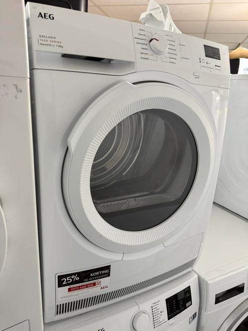 Aeg setje wasmachine warmtepomp kg 8 A++ gebruikt, Witgoed en Apparatuur, Wasdrogers, Gebruikt, Condens, Bovenlader, 6 tot 8 kg