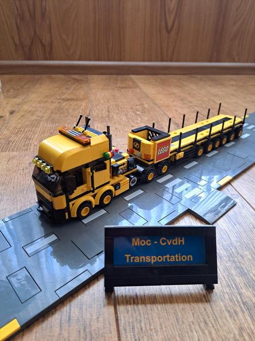 Lego city MOC trekker met Oplegger., Kinderen en Baby's, Speelgoed | Duplo en Lego, Zo goed als nieuw, Lego, Complete set, Ophalen of Verzenden