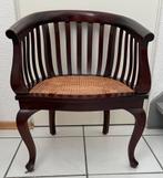 Antieke houten stoel, Huis en Inrichting, Stoelen, Ophalen, Gebruikt, Bruin, Eén