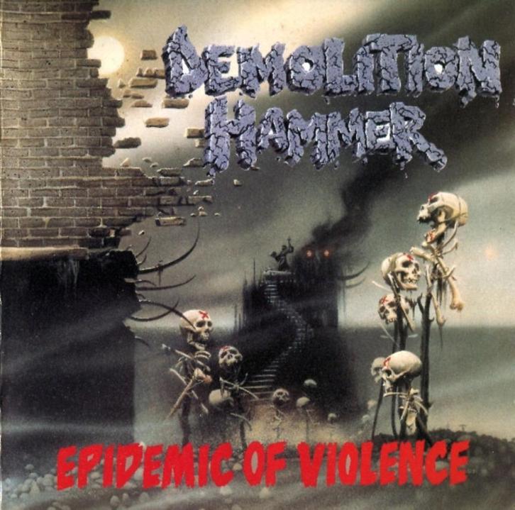 Demolition hammer – epidemic of violence cd 84 9728-2, Cd's en Dvd's, Cd's | Hardrock en Metal, Zo goed als nieuw, Verzenden