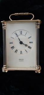 Seiko Quartz Tafelklokje met Handvat, Antiek en Kunst, Antiek | Klokken, Ophalen of Verzenden
