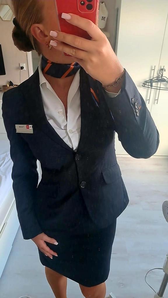 Roc Airport uniform, Kleding | Heren, Bodywarmers, Zo goed als nieuw, Blauw, Ophalen