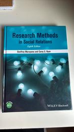 Research Methods in Social Relations, Boeken, Ophalen of Verzenden, Zo goed als nieuw, Management