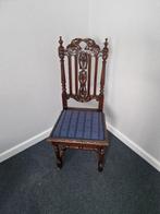 Gave vintage kasteelstoel, Huis en Inrichting, Stoelen, Ophalen, Hout, Gebruikt, Bruin