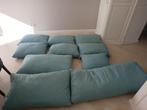 Tuinkussens kussens pallet bank Ibiza aqua blauw, Ophalen, Zo goed als nieuw