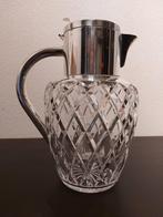 Art deco waterkan kristal  geslepen, Antiek en Kunst, Ophalen of Verzenden
