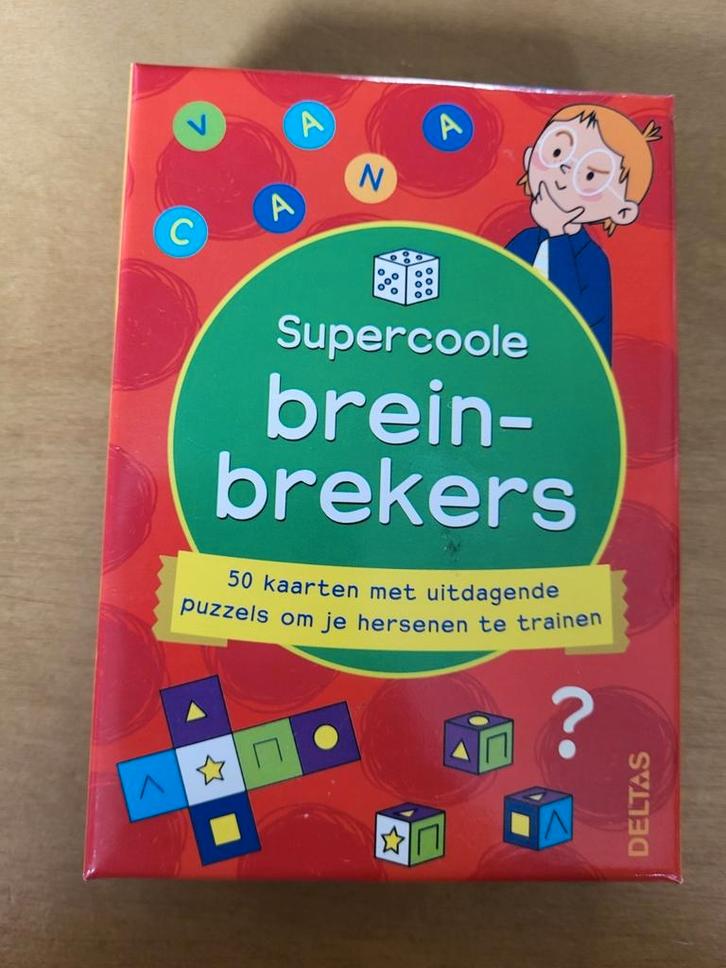 Superecoole breinbrekers - 50 kaarten - als nieuw, Kinderen en Baby's, Speelgoed | Educatief en Creatief, Zo goed als nieuw, Ophalen of Verzenden