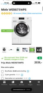 Miele Wasmachine - Zo Goed Als Nieuw!, Ophalen of Verzenden, Zo goed als nieuw, 85 tot 90 cm, 1200 tot 1600 toeren