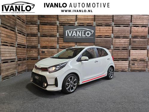 Kia Picanto 1.0 T-GDi GT-Line 5p Leder Schuifdak Clima Cruis, Auto's, Kia, Bedrijf, Te koop, Picanto, ABS, Achteruitrijcamera