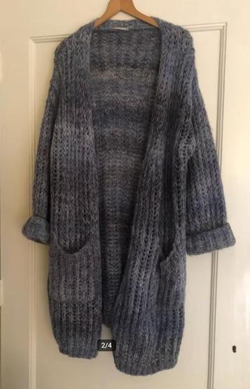 leuk cozy blauw bohemian vest Hemisphere mt S of M beschikbaar voor biedingen