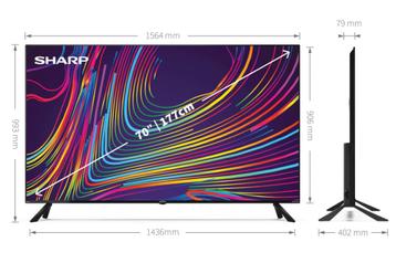 Sharp 4K Ultra-HD Android Smart LED TV 70" inch