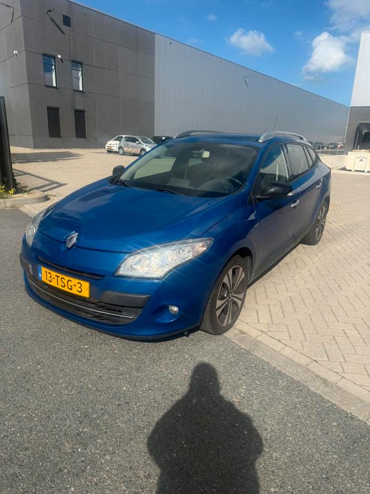 Renault Mégane 1.4 16V Bose TCE 96KW Estate PANO 2012 Blauw, Auto's, Renault, Bedrijf, Mégane, Benzine, B, Stationwagon, Handgeschakeld