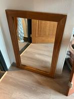 Houten  spiegel 100x70 cm in goede staat, Ophalen, Minder dan 50 cm, Zo goed als nieuw, Minder dan 100 cm