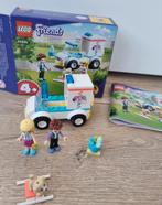 41694 LEGO Friends Dierenambulance compleet met doos en boek, Ophalen of Verzenden, Zo goed als nieuw, Complete set, Lego