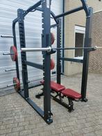 Crossmaxx Power rack + Hammerstrength bench + Titan barbell, Sport en Fitness, Fitnessmaterialen, Ophalen, Zo goed als nieuw, Benen