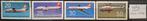 Postzegels vliegtuigen  DDR 1969 1524-1527, Verzamelen, Luchtvaart en Vliegtuigspotten, Verzenden, Nieuw, Overige typen