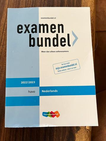 Examenbundel Nederlands Havo beschikbaar voor biedingen