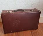 te koop: oude bruine koffer, retro vintage, Ophalen of Verzenden, Gebruikt, Hard kunststof, Minder dan 50 cm