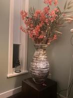 Bloempot met houten blok, Ophalen, Overige kleuren, Aardewerk of Porselein, Zo goed als nieuw